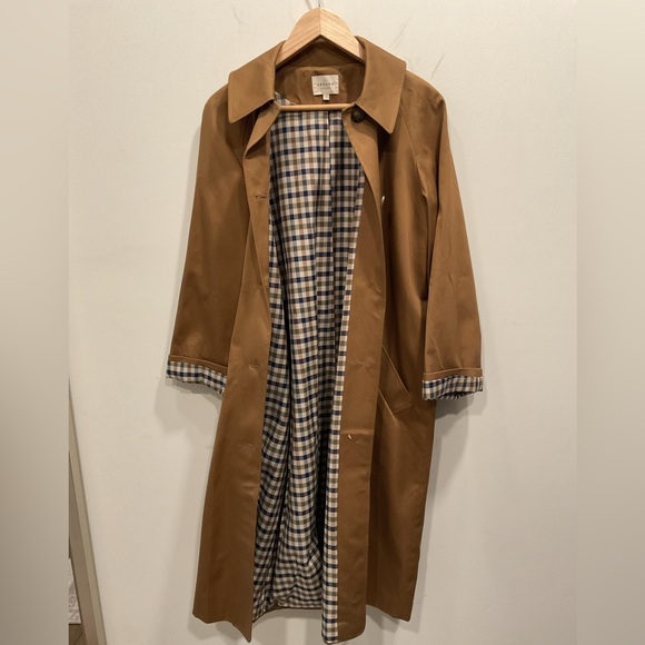 Sezane Clyde Trench Coat Camel - Size 6 - Picture 2 of 4